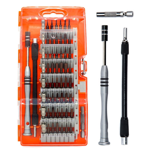 Kit d'outils de réparation de tournevis de précision 60 en 1 en acier S2, 60 en 1 (jaune), 60 en 1 (orange), 60 en 1 (vert), 60 en 1 (bleu)