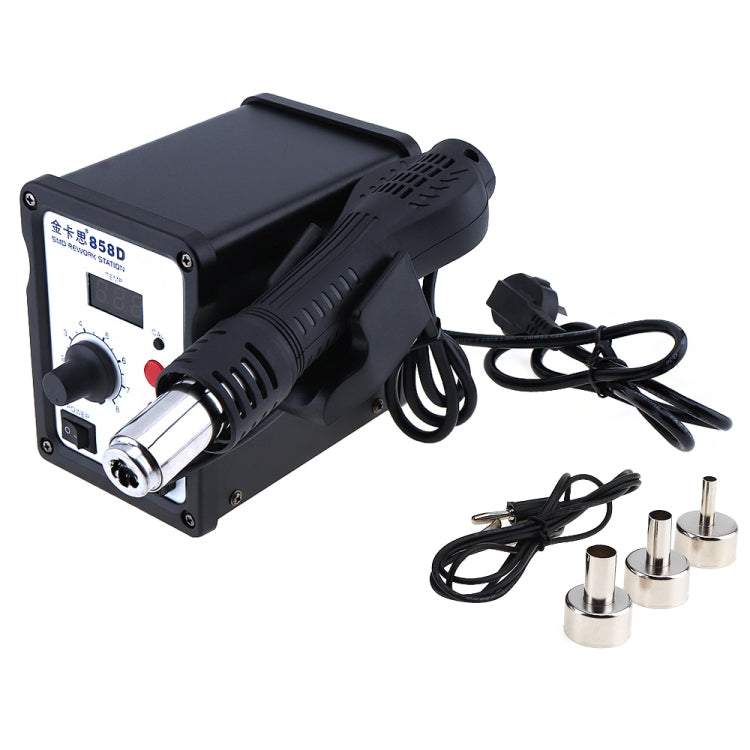 Kaisi K-858D SMD Hot-Air Soldering Station LED Digital Display Support Controllable Temperature for Desoldering + Air Nozzles, EU Plug, K-858D, EU Plug