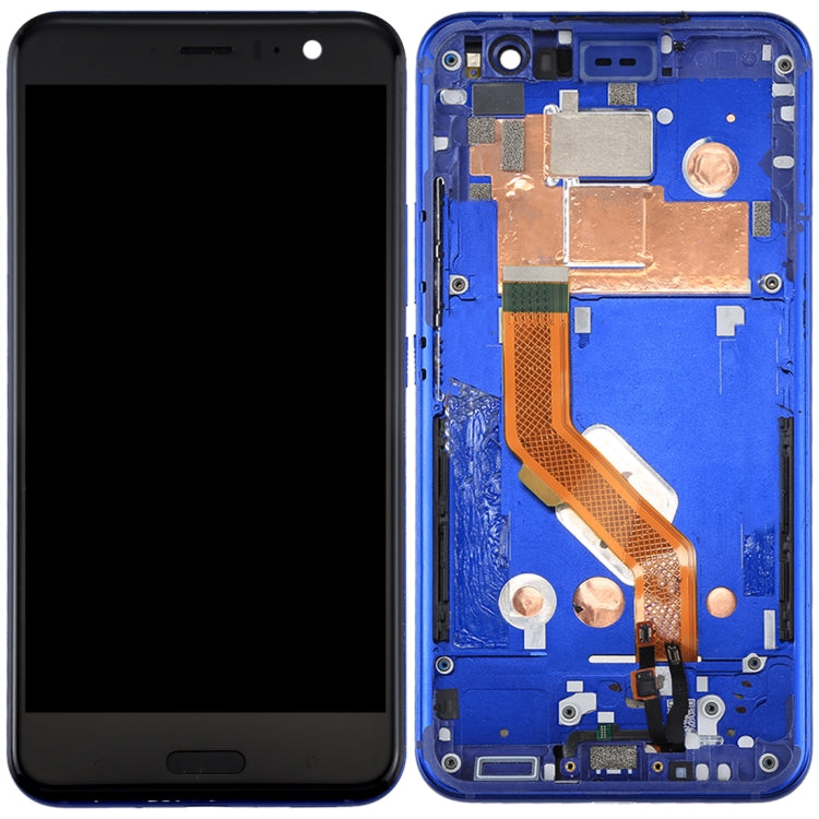 LCD Screen and Digitizer Full Assembly with Frame for HTC U11, For U11, For U11 (Dark Blue), For U11 (Blue), For U11 (Red)