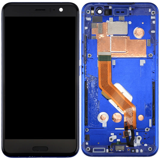 LCD Screen and Digitizer Full Assembly with Frame for HTC U11, For U11, For U11 (Dark Blue), For U11 (Blue), For U11 (Red)