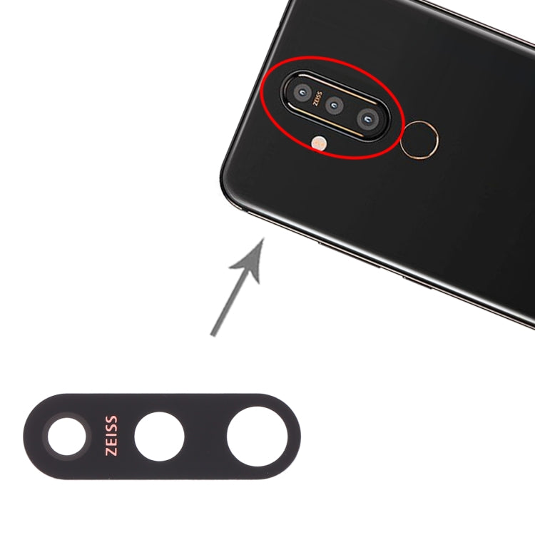 10 PCS Back Camera Lens for Nokia X71 / 8.1 Plus / TA-1167 / TA-1188, For Nokia X71 / 8.1 Plus