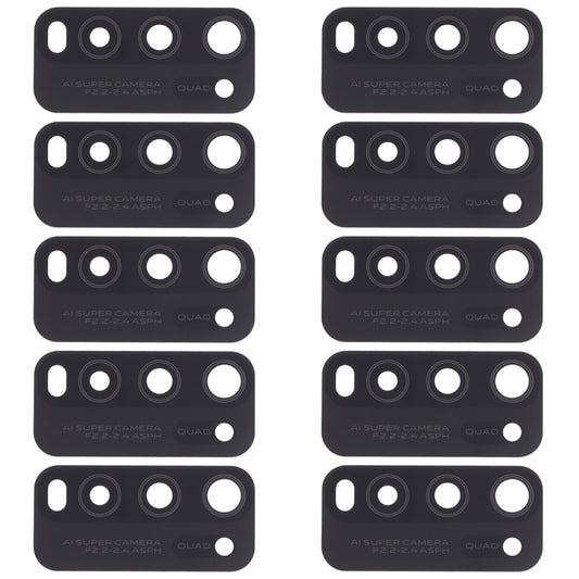 For Vivo Y50 1935, V1965A / Vivo Y30 1938 10pcs Back Camera Lens, For Vivo Y50