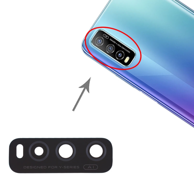 For Vivo Y70s 10pcs Back Camera Lens, For Vivo Y70s