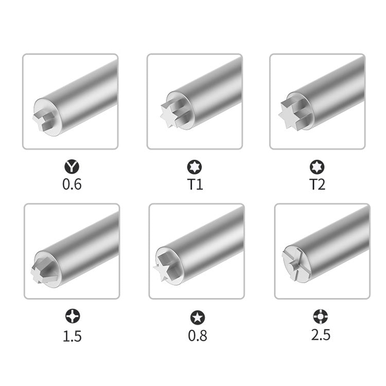 BEST BST-898 6 in 1 3D Screwdriver For Mobile Phone Dismantling, BST-898