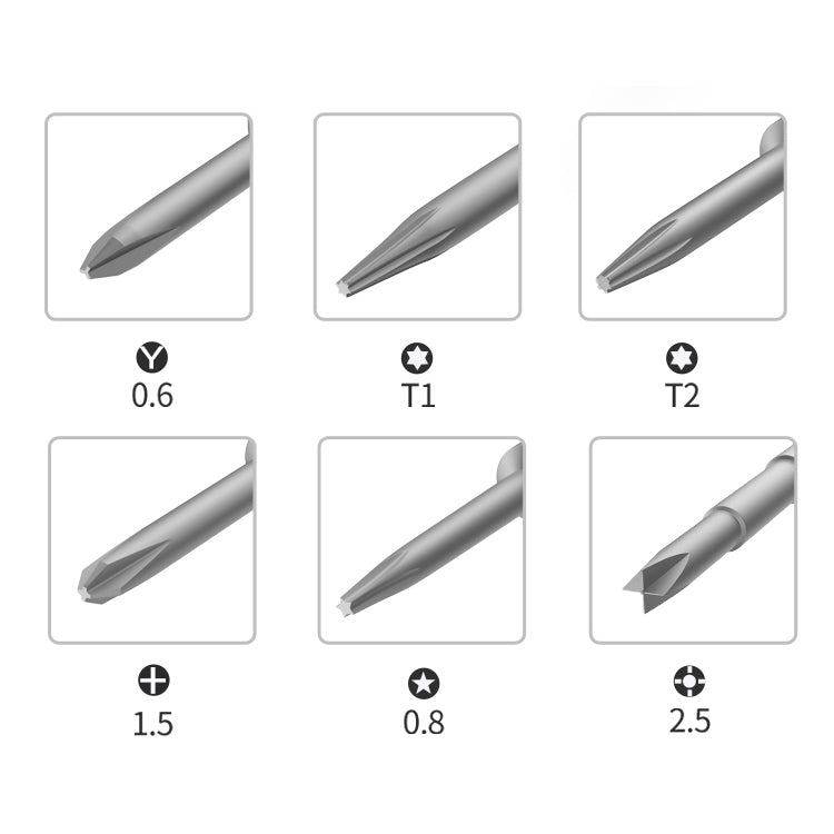BEST BST-895 6 in 1  Mobile Phone Screwdriver For Mobile Phone Dismantling Screwdriver, BST-895