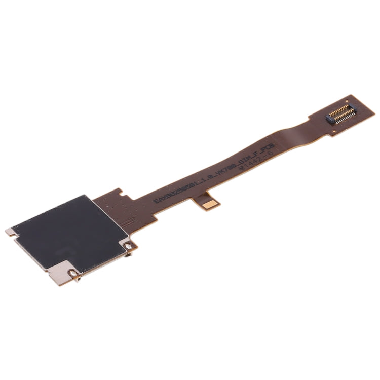 SIM Card Holder Socket Flex Cable for LG G Pad 10.1 V700, For LG G Pad 10.1 V700