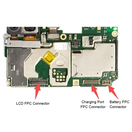 10 PCS Motherboard LCD Display Touch Screen FPC Connector for Huawei P Smart / Enjoy 7S, For Huawei P Smart