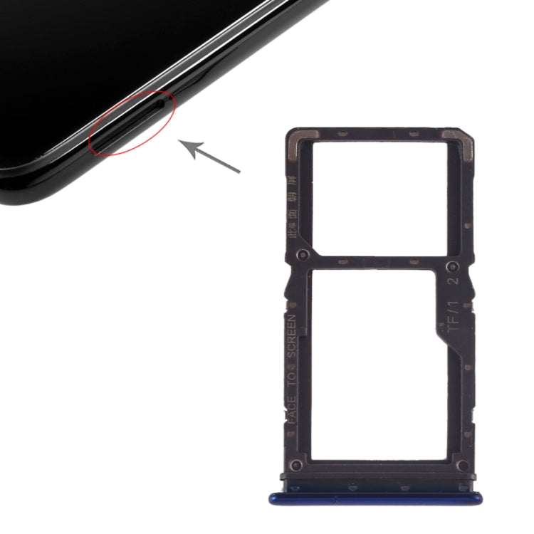 SIM Card Tray + SIM Card Tray / Micro SD Card Tray for Xiaomi Redmi Note 7 / Redmi Note 7 Pro