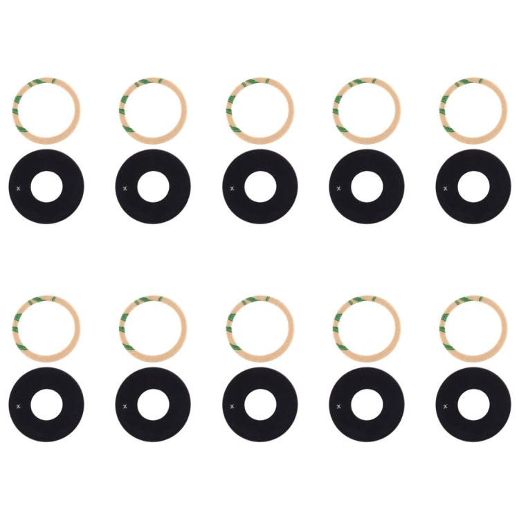 10 PCS Back Camera Lens Cover & Adhesive for Xiaomi Mi Mix2, For Xiaomi Mi Mix2