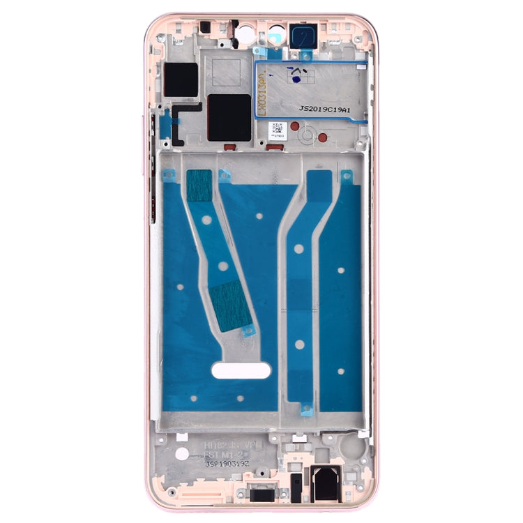 Front Housing LCD Frame Bezel Plate with Side Keys for Huawei Y9 (2019)