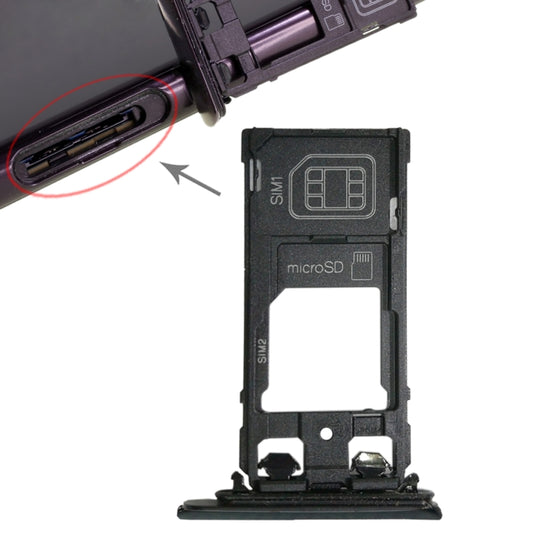 SIM1 Card Tray + SIM2 Card / Micro SD Card Tray for Sony Xperia XZ, For XZ Dual SIM, For Xperia XZ, For Xperia XZ Dual SIM - BSPART