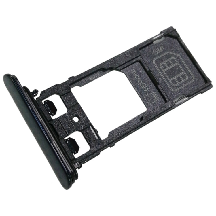 SIM1 Card Tray + SIM2 Card / Micro SD Card Tray for Sony Xperia XZ, For XZ Dual SIM, For Xperia XZ, For Xperia XZ Dual SIM - BSPART