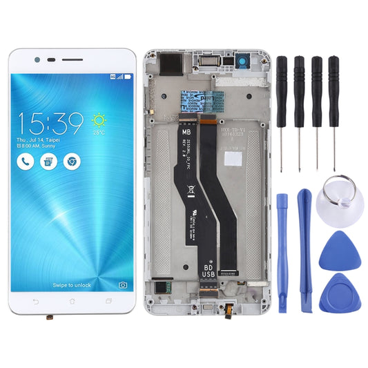 LCD Screen and Digitizer Full Assembly with Frame for Asus Zenfone 3 Zoom ZE553KL, For Asus Zenfone 3 Zoom / ZE553KL, For Asus ZE553KL