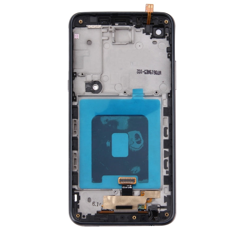 for LG X Screen / K500 LCD Screen and Digitizer Full Assembly with Frame, For LG X Screen
