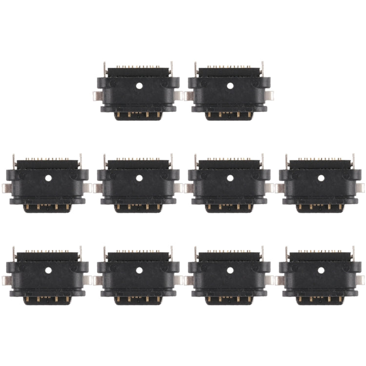 10 PCS Charging Port Connector for Nokia 6 (2nd Gen), For Nokia 6 (2nd Gen)