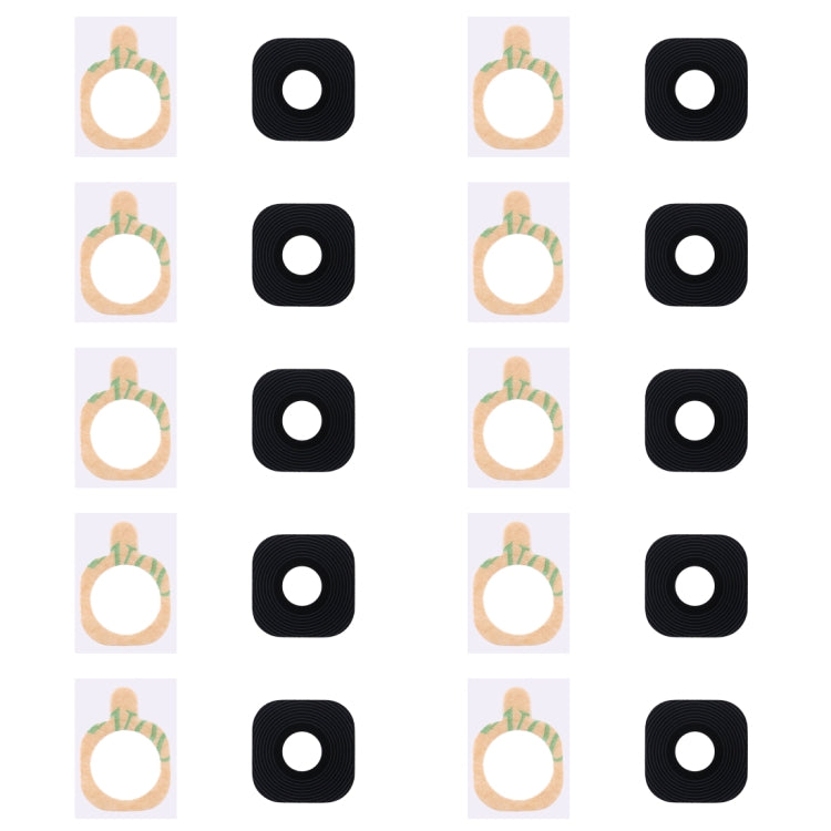 For Galaxy A9 10pcs Back Camera Lens Cover with Sticker, Galaxy A9