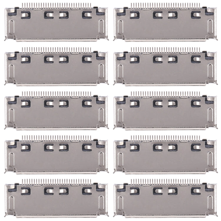 For Galaxy Note LTE 10.1 / N8020 10pcs Charging Port Connector, For Samsung Galaxy Note LTE 10.1