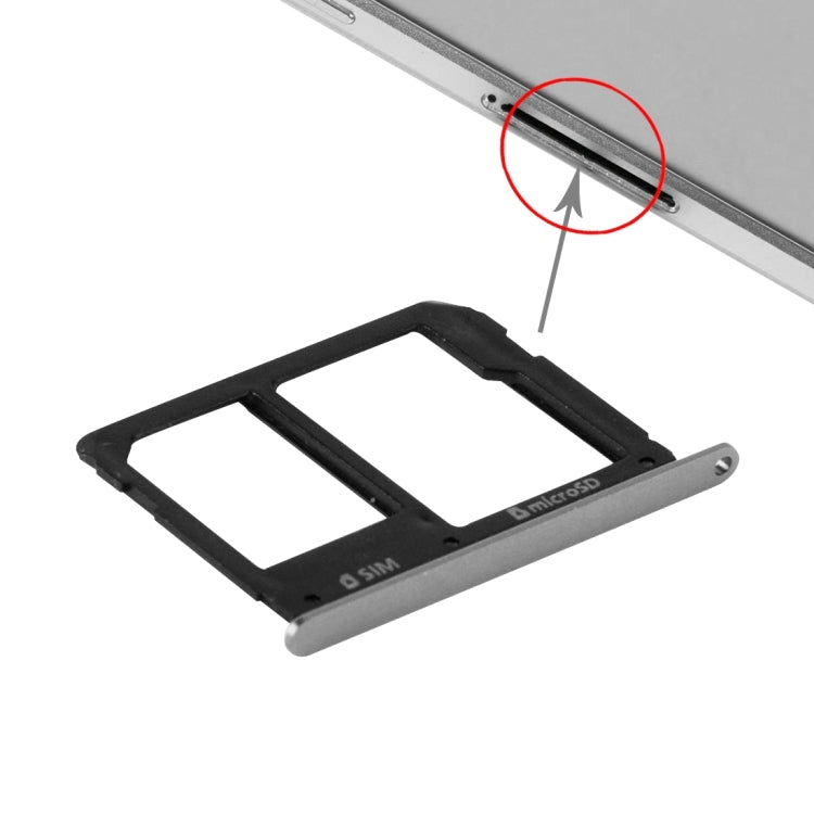 For Galaxy A9(2016) / A9000 SIM Card Tray and Micro SD Card Tray, For Samsung Galaxy A9(2016) Single, For Samsung Galaxy A9