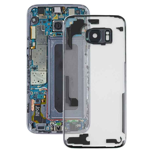 For Samsung Galaxy S7 Edge / G9350 / G935F / G935A / G935V Transparent Battery Back Cover with Camera Lens Cover , For Galaxy S7 Edge