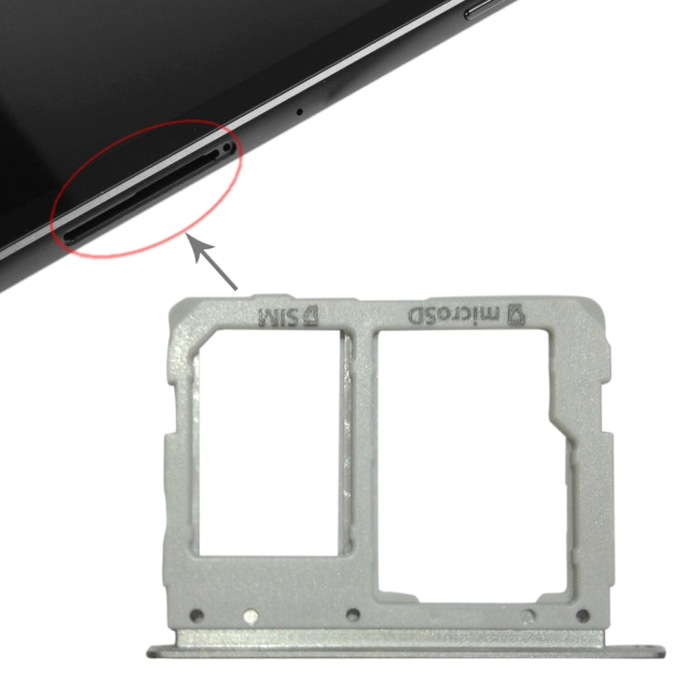 For Galaxy Tab S3 9.7 / T825 (3G Version) SIM Card Tray + Micro SD Card Tray, For Samsung Galaxy Tab S3 9.7 / T825, For Galaxy Tab S3 9.7 / T825