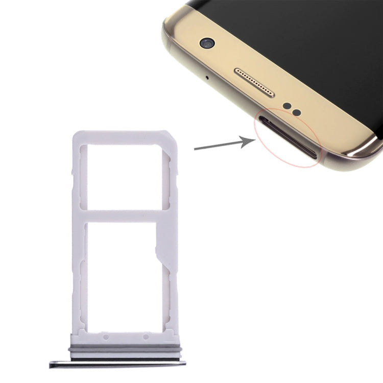 For Galaxy S7 Edge 2 SIM Card Tray / Micro SD Card Tray, For Galaxy S7 Edge, For Samsung Galaxy S7 Edge - BSPART