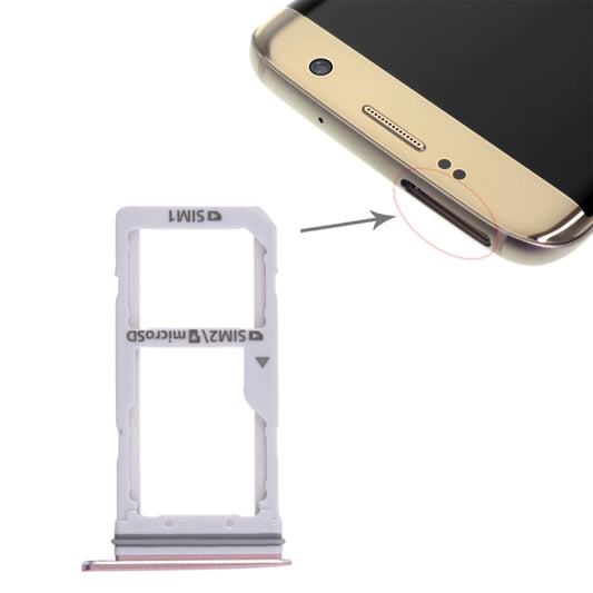 For Galaxy S7 Edge 2 SIM Card Tray / Micro SD Card Tray, For Galaxy S7 Edge, For Samsung Galaxy S7 Edge - BSPART