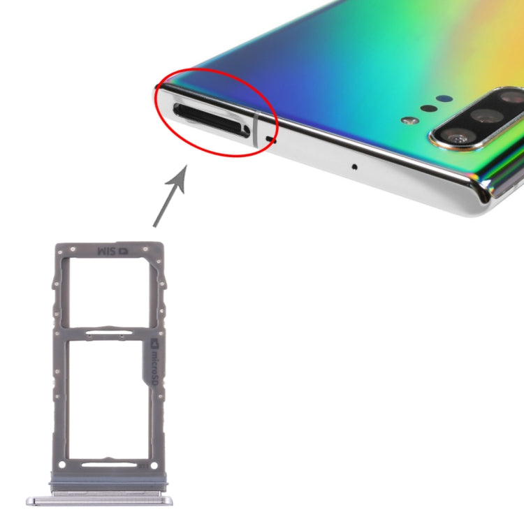 For Samsung Galaxy Note10+ SIM Card Tray / Micro SD Card Tray, For Samsung Galaxy Note10+(Single)