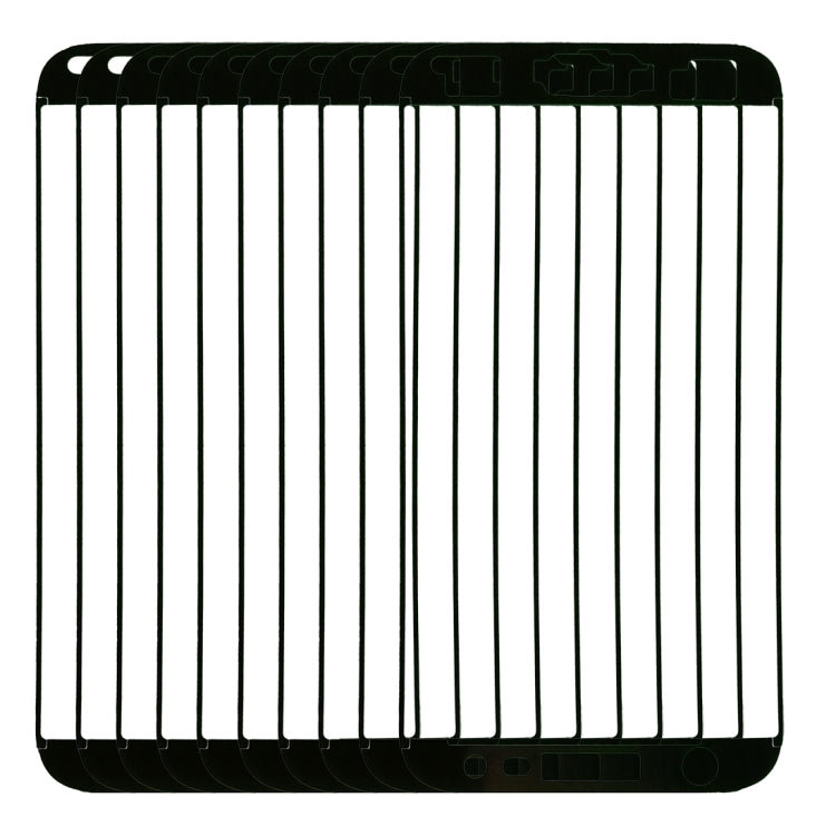 10pcs Front Housing Adhesive for Galaxy J3 (2017), J3 Pro (2017), J330F/DS, J330G/DS, For Samsung Galaxy J3 (2017)