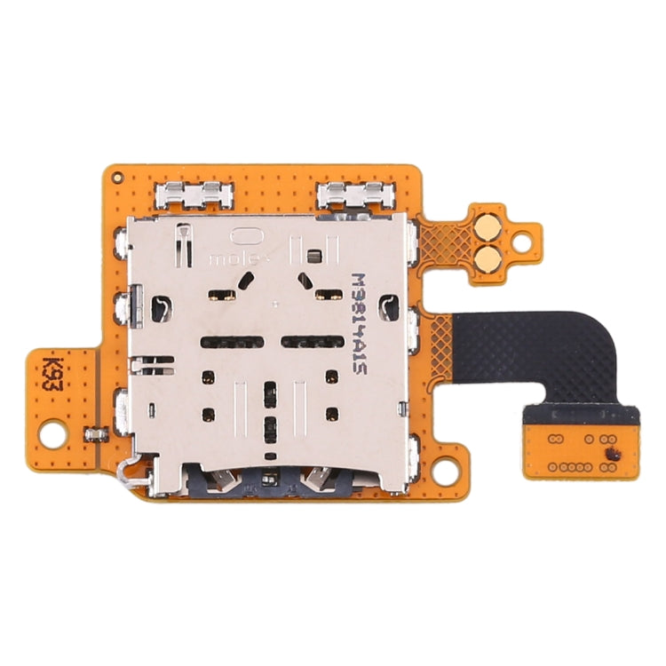 For Galaxy Tab S6 / SM-T865 SIM Card Holder Socket Flex Cable, For Galaxy Tab S6