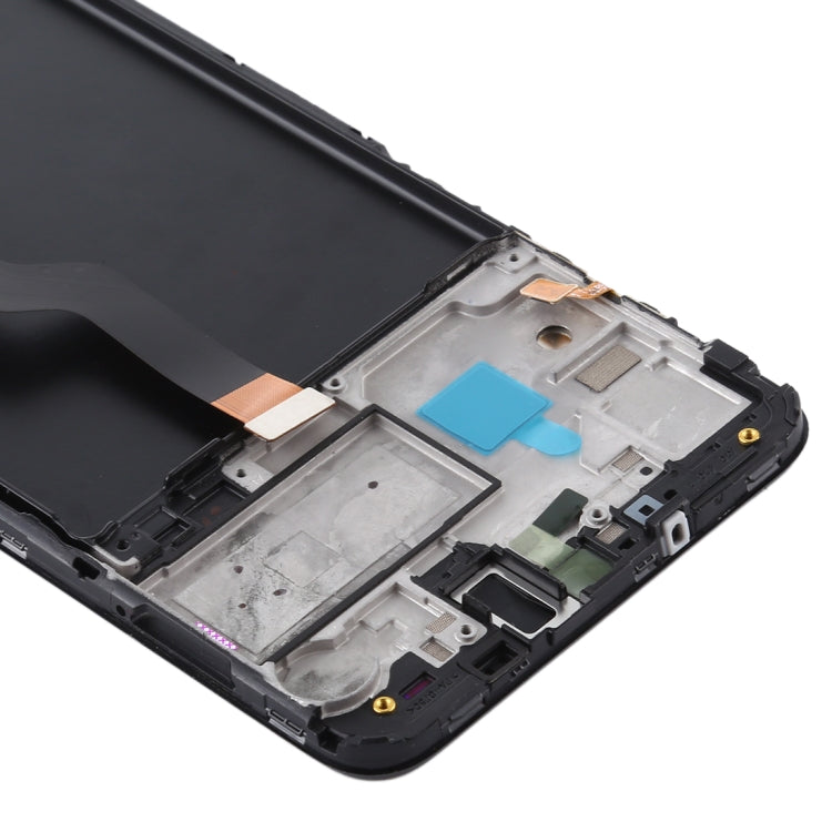 LCD Screen and Digitizer Full Assembly With Frame for Samsung Galaxy A10 / SM-A105F (Single Card Version)