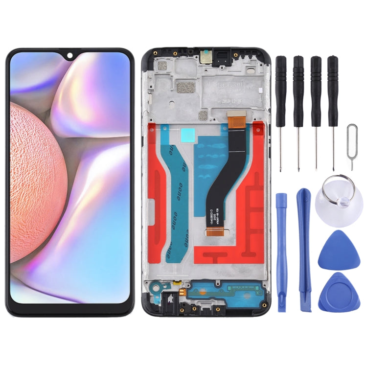 LCD Screen and Digitizer Full Assembly With Frame for Samsung Galaxy A10s