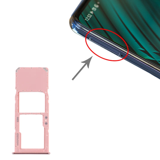 For Samsung Galaxy A51 SIM Card Tray + Micro SD Card Tray, For Samsung Galaxy A51(Single SIM)