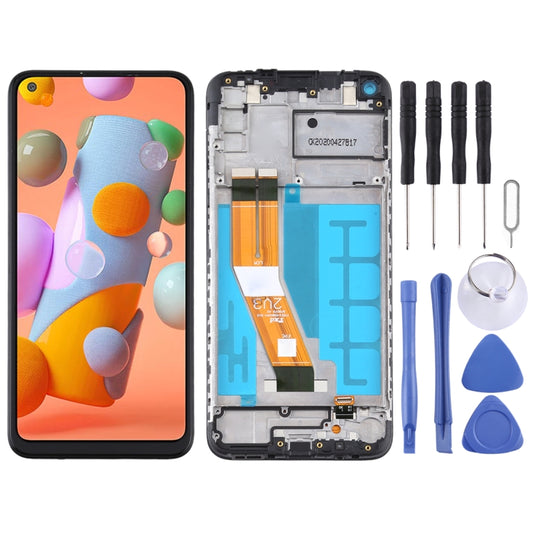 LCD Screen and Digitizer Full Assembly With Frame for Samsung Galaxy A11, For Samsung Galaxy A11 - BSPART