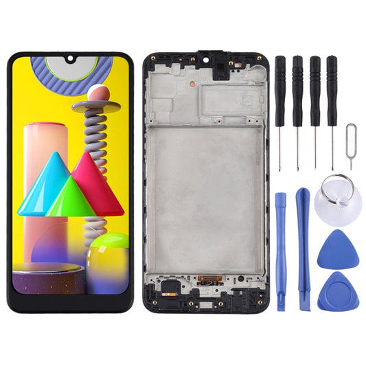 TFT Material LCD Screen and Digitizer Full Assembly with Frame for Samsung Galaxy M31 / Galaxy M31 Prime, For Samsung Galaxy M31(TFT), For Samsung Galaxy M31(RU)