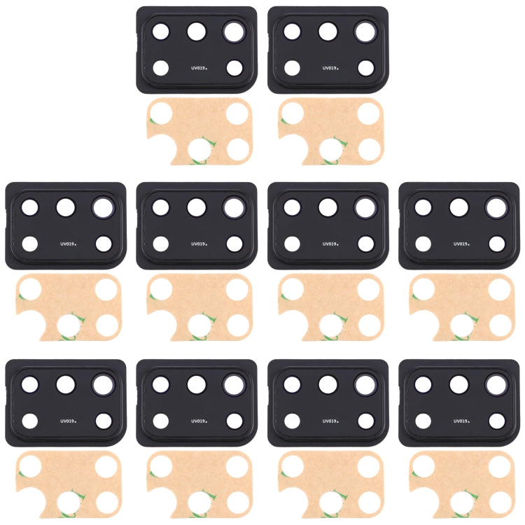 For Samsung Galaxy A31 10pcs Camera Lens Cover, For Samsung Galaxy A31