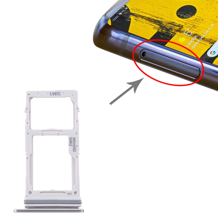 For Samsung Galaxy Note 10 Lite SM-N770 SIM Card Tray + SIM Card Tray / Micro SD Card Tray, For Samsung Galaxy Note 10 Lite(dual card)