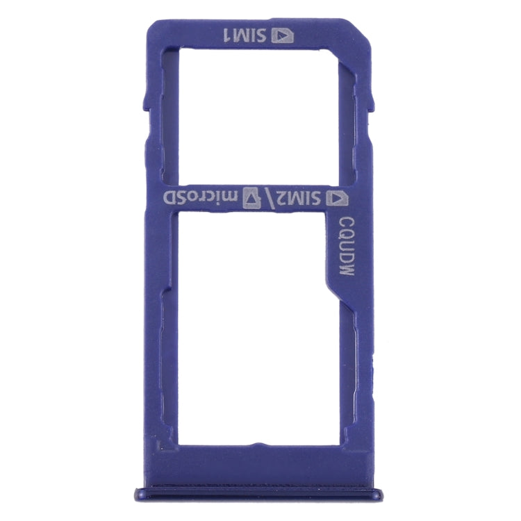 For Samsung Galaxy M40 SM-M405 SIM Card Tray + SIM Card Tray / Micro SD Card Tray, For Samsung Galaxy M40 (dual card), For Samsung Galaxy M40 (dual card) (Baby Blue)