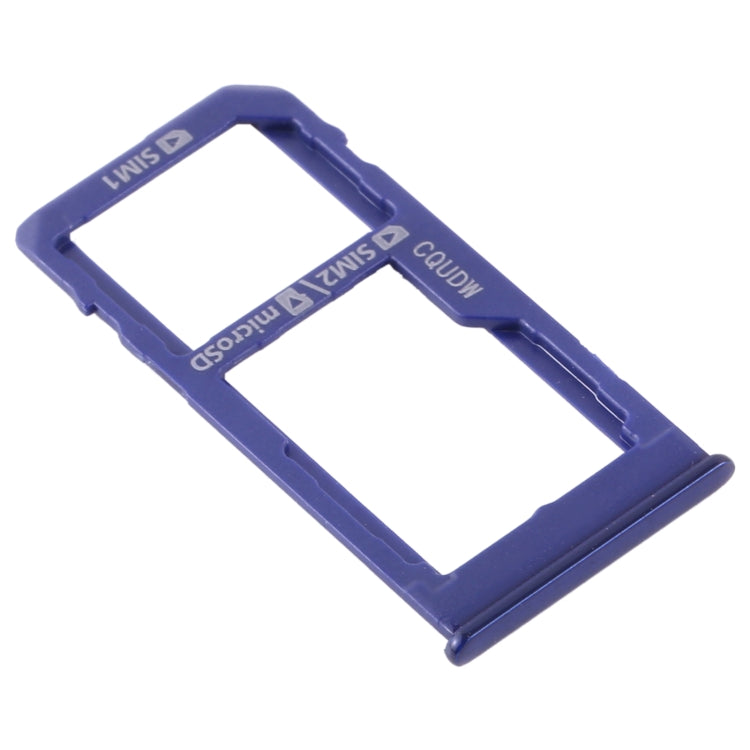 For Samsung Galaxy M40 SM-M405 SIM Card Tray + SIM Card Tray / Micro SD Card Tray, For Samsung Galaxy M40 (dual card), For Samsung Galaxy M40 (dual card) (Baby Blue)