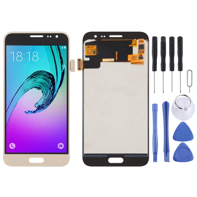 TFT Material LCD Screen and Digitizer Full Assembly for Galaxy J3 (2016) J320FN, J320F, J320G, J320M, J320A, J320V, J320P, For Samsung Galaxy J3 (2016) (TFT), For Galaxy J3 (2016) (TFT Material), For Samsung Galaxy J3 (2016) TFT Material (RU)