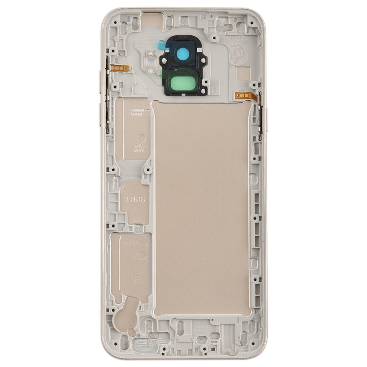 For Galaxy A6 (2018) / A600F Back Cover with Side Keys & Camera Lens , For Galaxy A6 (2018)