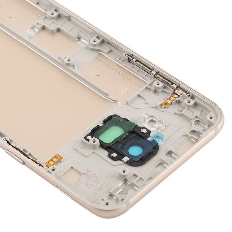 For Galaxy A6 (2018) / A600F Back Cover with Side Keys & Camera Lens , For Galaxy A6 (2018)