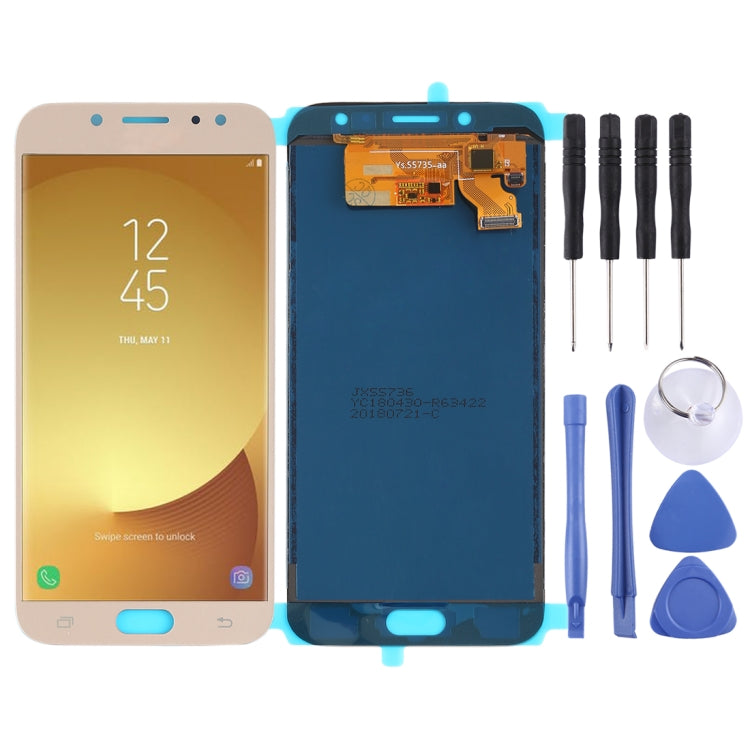 LCD Screen and Digitizer Full Assembly (TFT Material ) for Galaxy J7 (2017), J730F/DS, J730FM/DS, For Galaxy J7 (2017) TFT, For Samsung Galaxy J7 (2017) TFT, For Galaxy J7 (2017)TFT