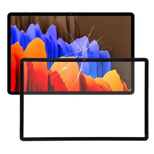 For Samsung Galaxy Tab S7+ SM-T970 Front Screen Outer Glass Lens , For Samsung Galaxy Tab S7+