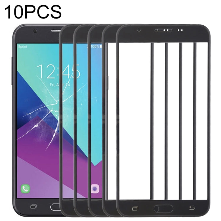 For Samsung Galaxy J7 V / J727V / J727P 10pcs Front Screen Outer Glass Lens , For Samsung Galaxy J7 V