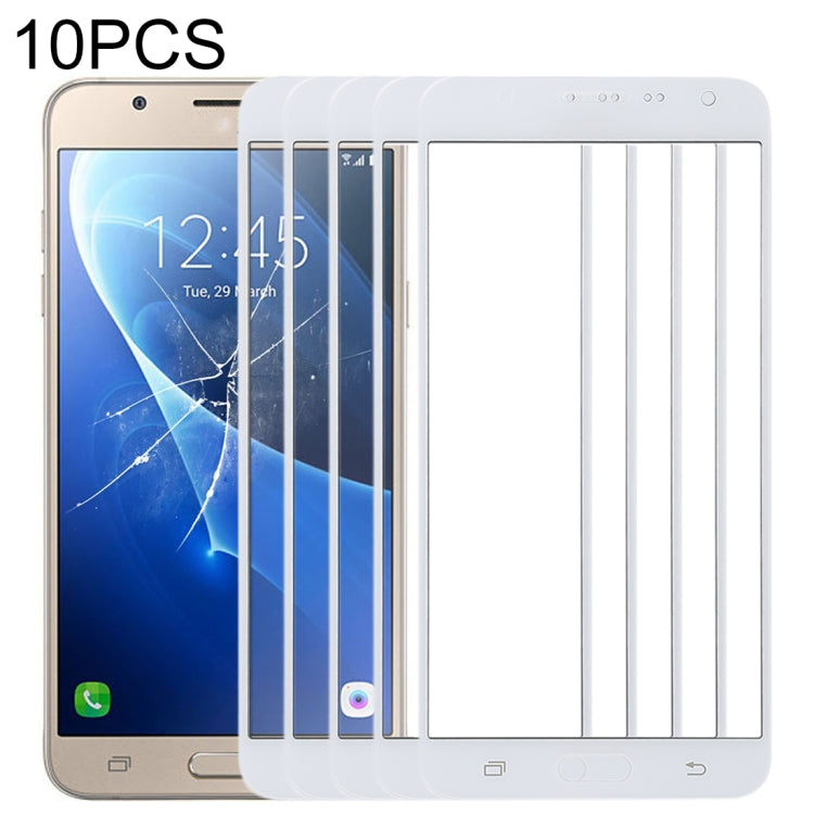 For Samsung Galaxy J7 (2016), J710F, J710FN, J710M/MN, J7108 10pcs Front Screen Outer Glass Lens , For Samsung Galaxy J7 (2016)
