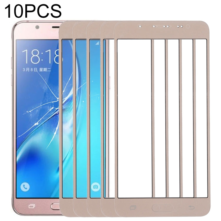 For Samsung Galaxy J5 (2016) / J510FN / J510F / J510G / J510Y / J510M 10pcs Front Screen Outer Glass Lens , For Samsung Galaxy J5 (2016)