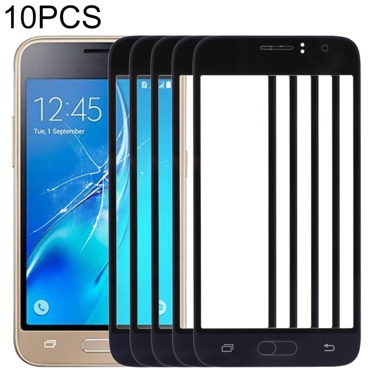 For Samsung Galaxy J1 (2016) / J120 10pcs Front Screen Outer Glass Lens , For Samsung Galaxy J1 (2016)