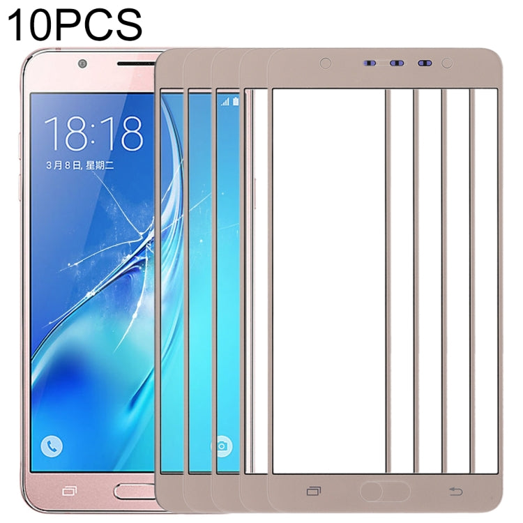 For Samsung Galaxy J7 Max 10pcs Front Screen Outer Glass Lens , For Samsung Galaxy J7 Max