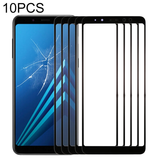 For Samsung Galaxy A8+ (2018) 10pcs Front Screen Outer Glass Lens , For Samsung Galaxy A8+ (2018)