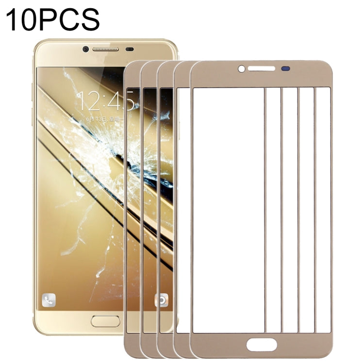 For Samsung Galaxy C5 10pcs Front Screen Outer Glass Lens , For Samsung Galaxy C5